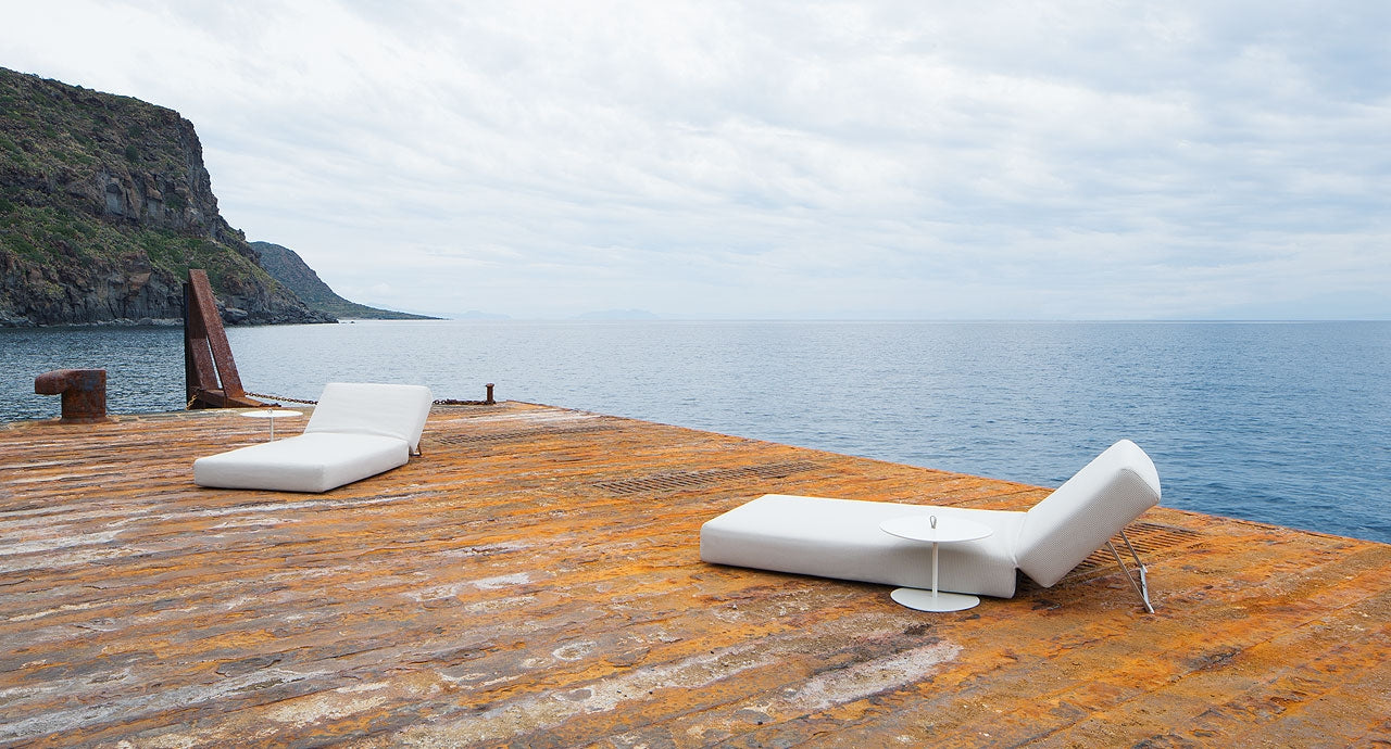 Paola Lenti Swell Sun Bed With Adjustable Backrest