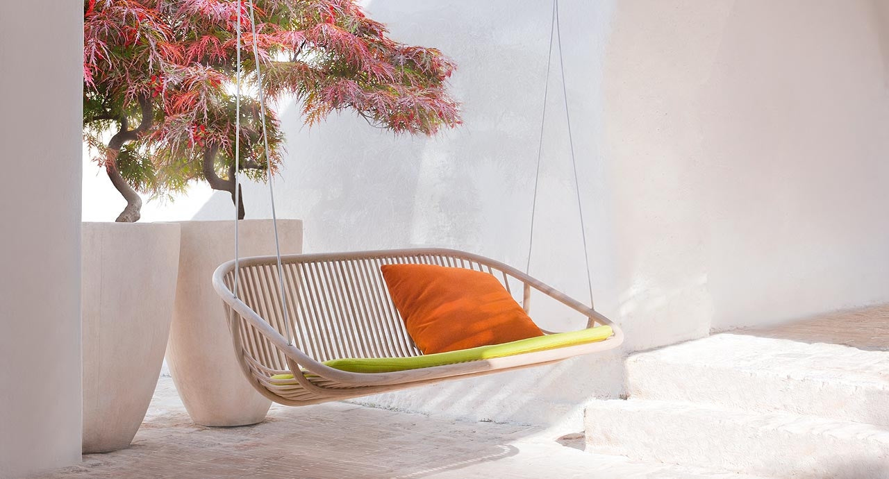 Paola Lenti Swing Suspended Lawn Swings