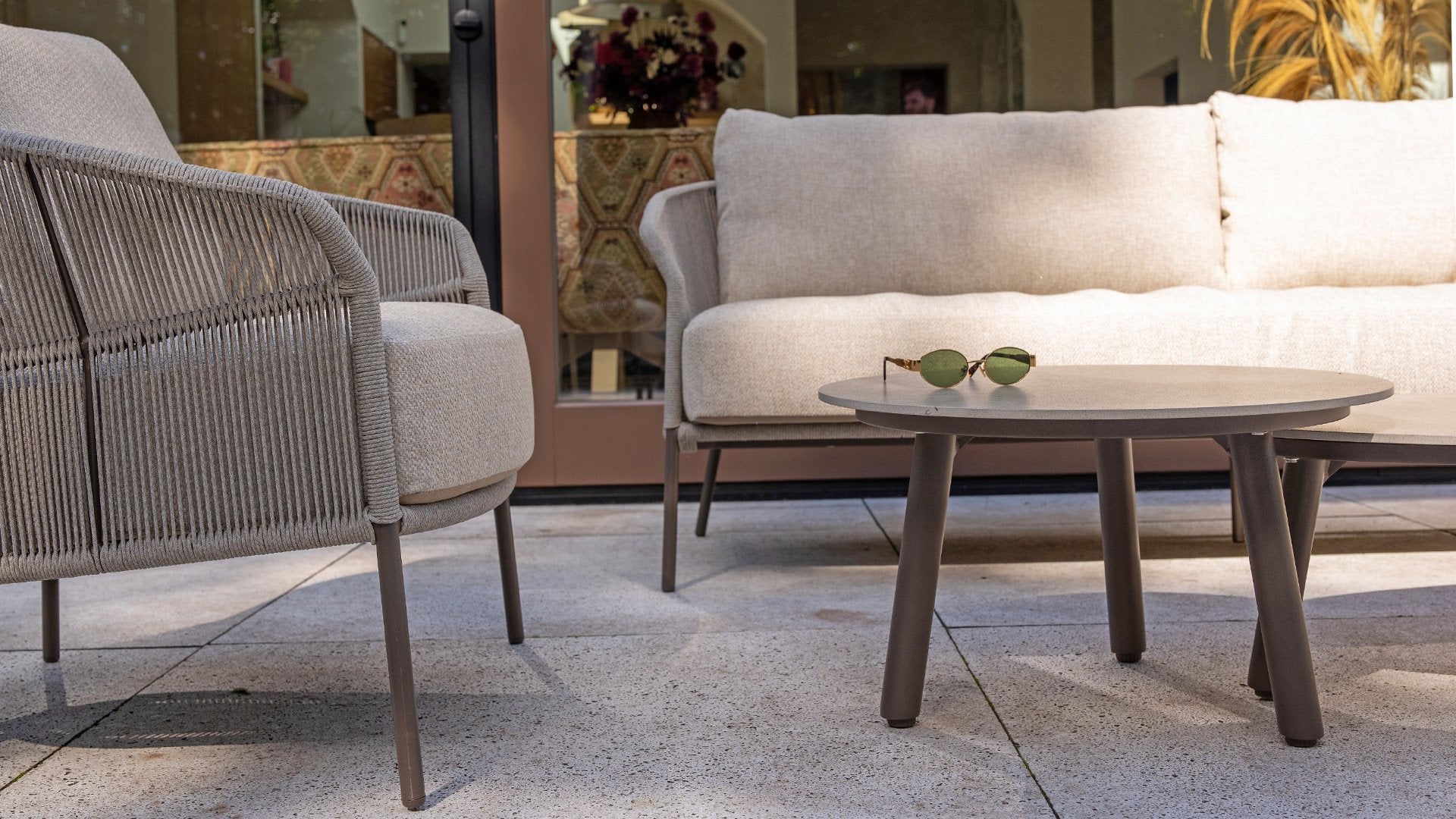 4 Seasons Outdoor Florence 3 Seater Bench Sofa
