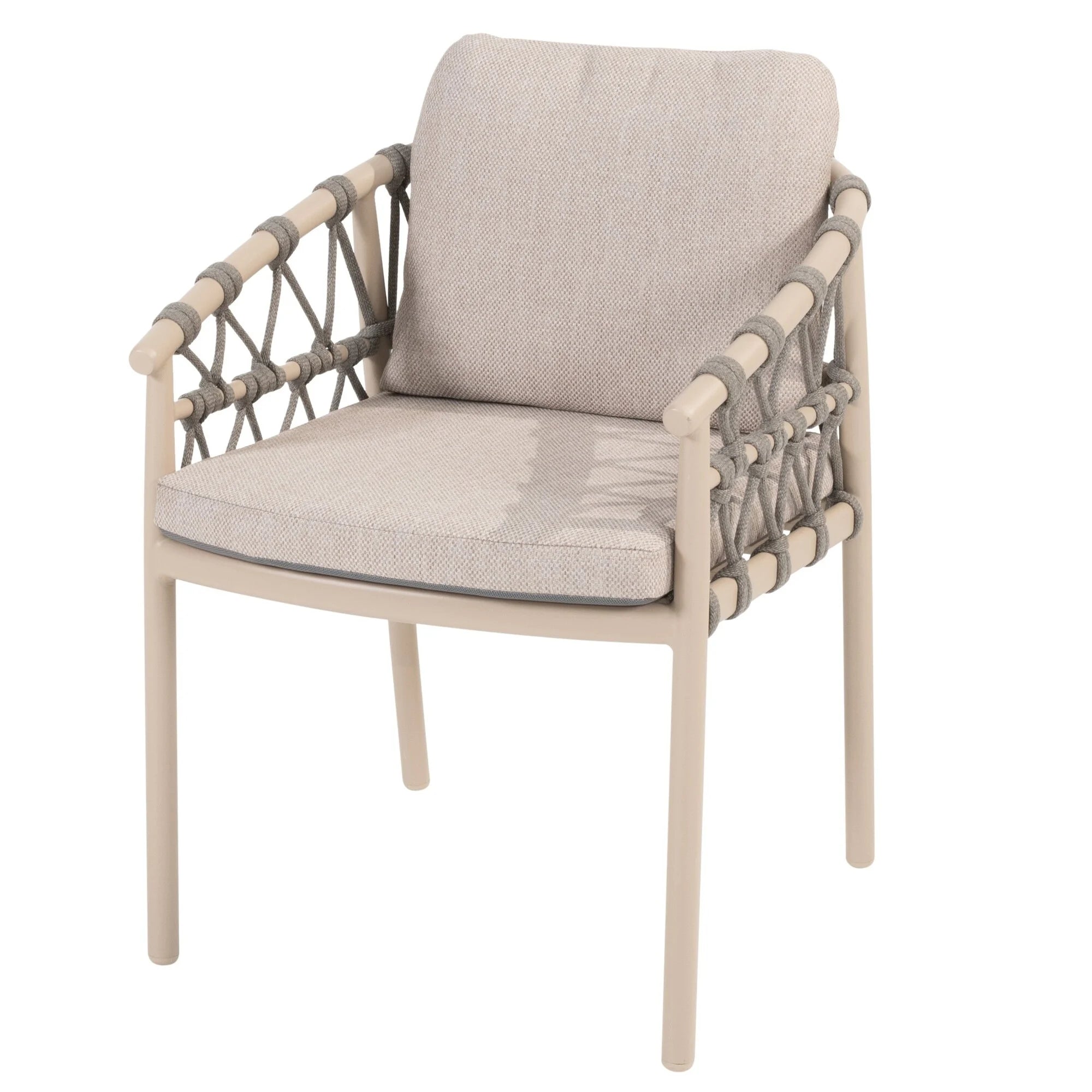 4 Seasons Outdoor Piacenza terre dining chair with 2 cushions