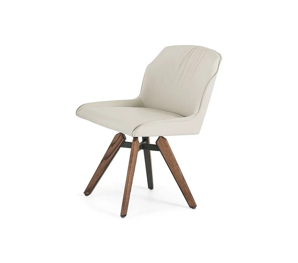 Cattelan Italia Tyler Swivel Dining Chair – Fabric, Micro Nubuk & Synthetic Leather