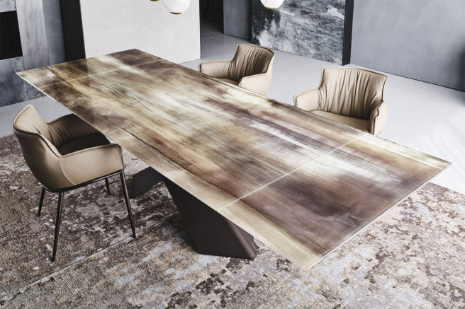 Cattelan Italia Tyron Crystalart Drive Extendible Dining Table