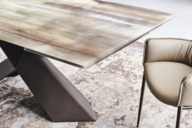 Cattelan Italia Tyron Crystalart Drive Extendible Dining Table