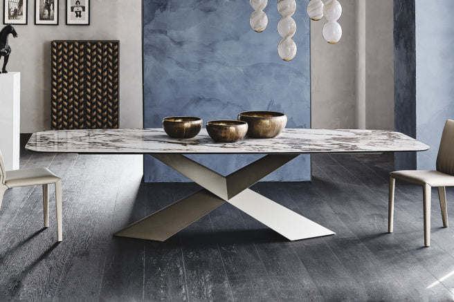 Cattelan Italia Tyron Keramik Rectangular Dining Table – 200×106×74h