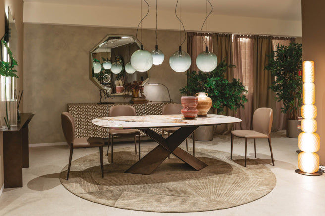 Cattelan Italia Tyron Keramik Rectangular Dining Table – 200×106×74h