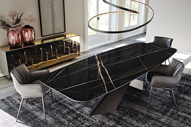 Cattelan Italia Tyron Keramik Rectangular Dining Table – 200×106×74h