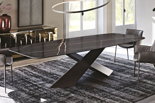 Cattelan Italia Tyron Keramik Rectangular Dining Table – 200×106×74h