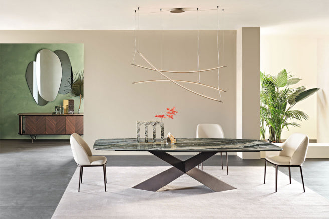 Cattelan Italia Tyron Keramik Rectangular Dining Table – 200×106×74h