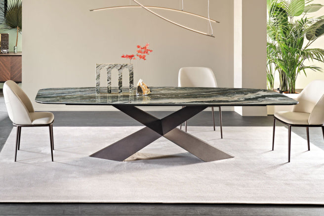 Cattelan Italia Tyron Keramik Rectangular Dining Table – 200×106×74h