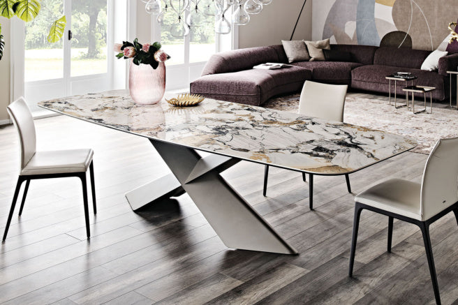 Cattelan Italia Tyron Keramik Rectangular Dining Table – 200×106×74h