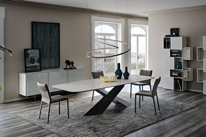 Cattelan Italia Tyron Keramik Rectangular Dining Table – 240x120x74h