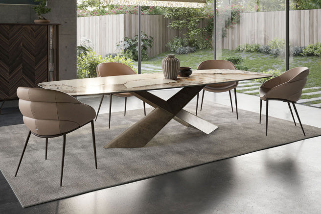 Cattelan Italia Tyron Keramik Rectangular Dining Table – 200×106×74h