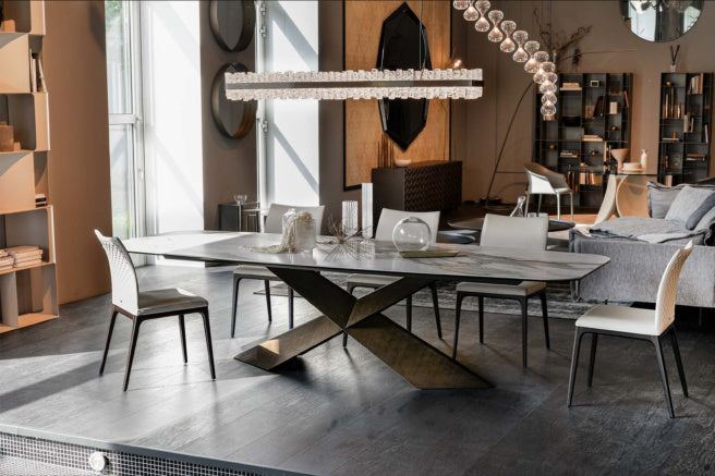 Cattelan Italia Tyron Keramik Rectangular Dining Table – 240x120x74h