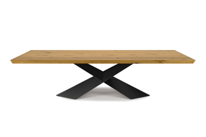 Cattelan Italia Tyron Wood Barrel-Shaped Dining Table