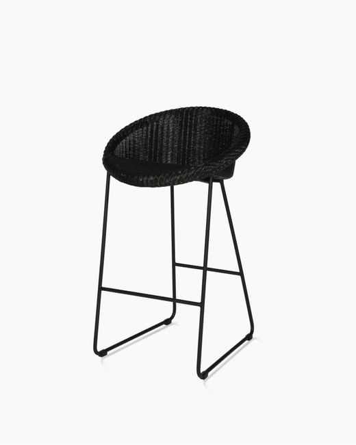 JOE COUNTER STOOL MATT SLED BASE BLACK