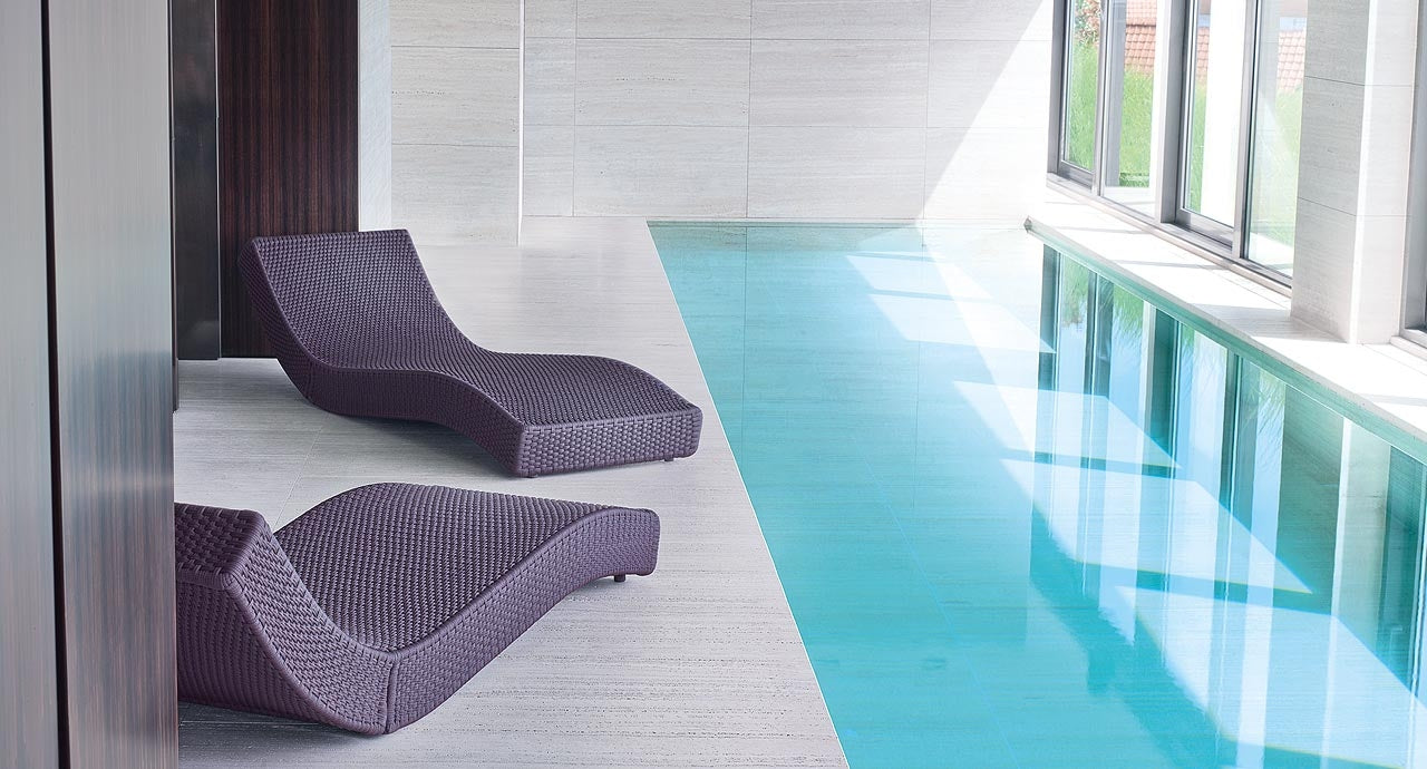 Paola Lenti Wave Sun Bed With Adjustable Backrest