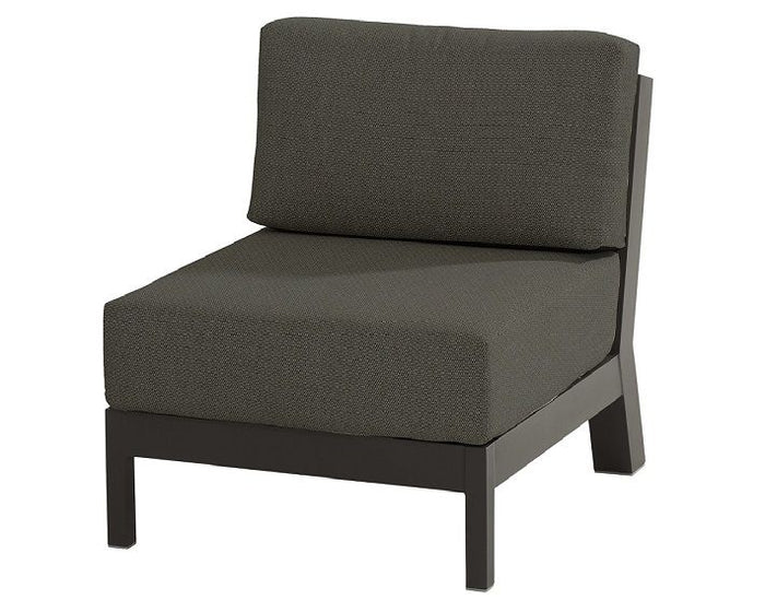 4 Seasons Outdoor Meteoro Large Corner with teak and arm cushions Set