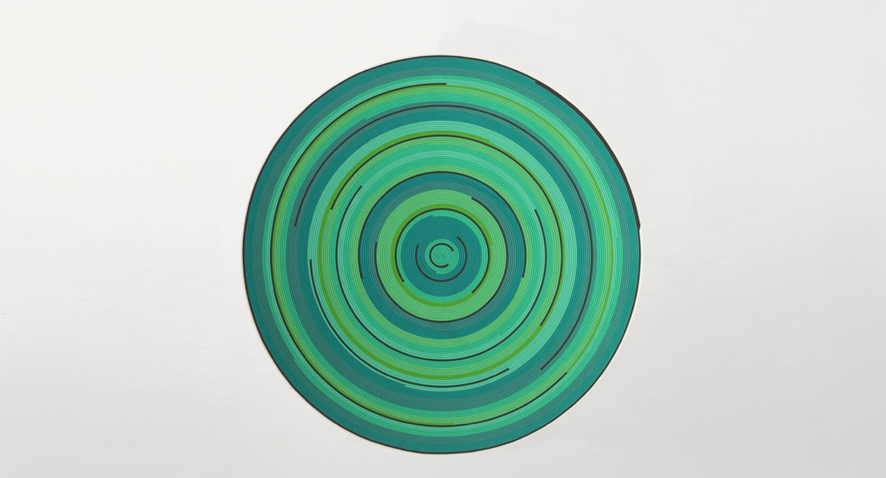 Paola Lenti Zoe Rev Spiralling Patterned Cord Rug