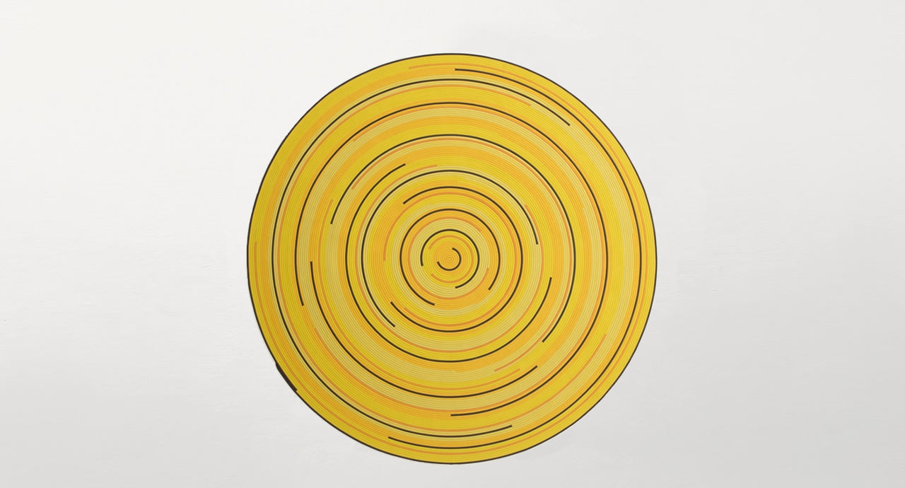 Paola Lenti Zoe Rev Spiralling Patterned Cord Rug