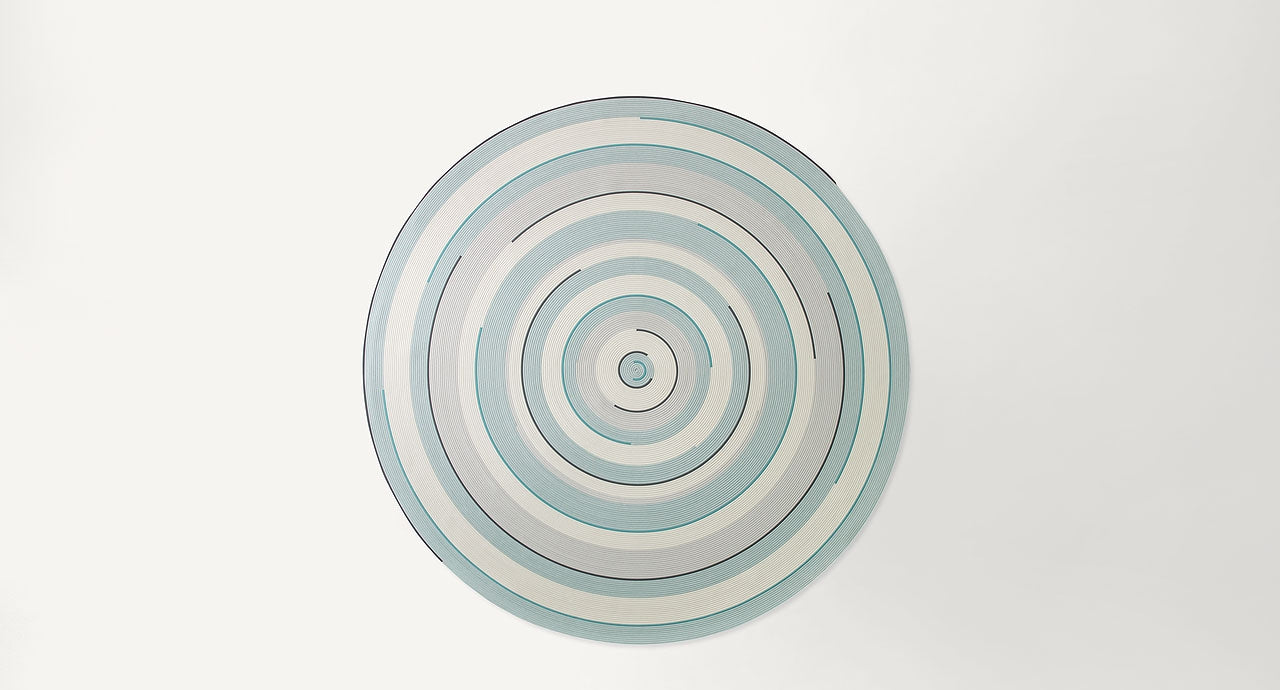 Paola Lenti Zoe Rev Spiralling Patterned Cord Rug