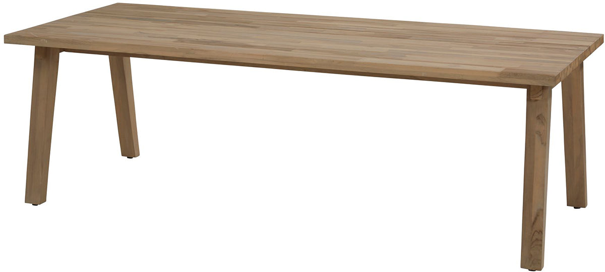4 Seasons Outdoor Derby 240cm Table Rectangular Table with Teak legs