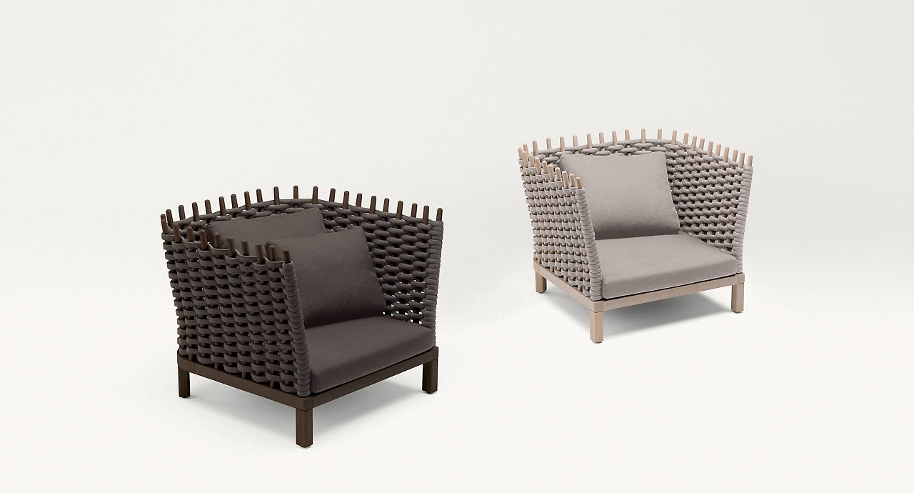 Paola Lenti Lenti Wabi Armchair and Sofa Set