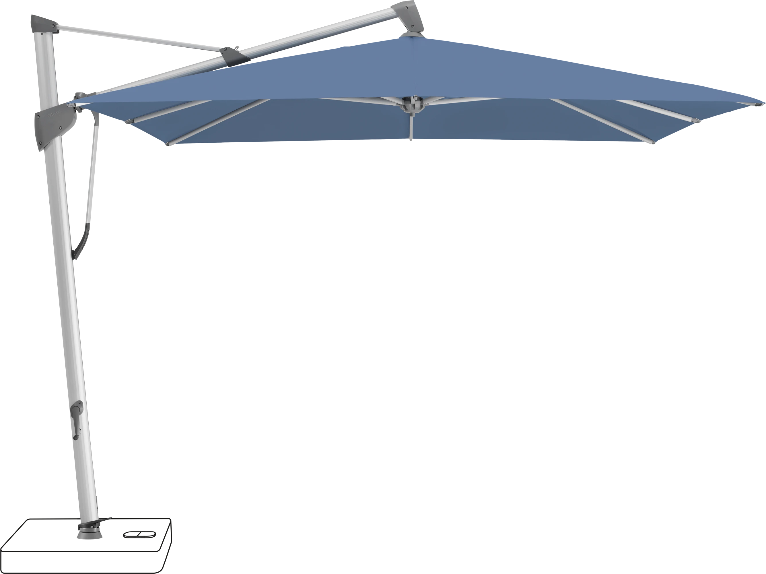 Glatz Sombrano Parasol 350 x 350 cm