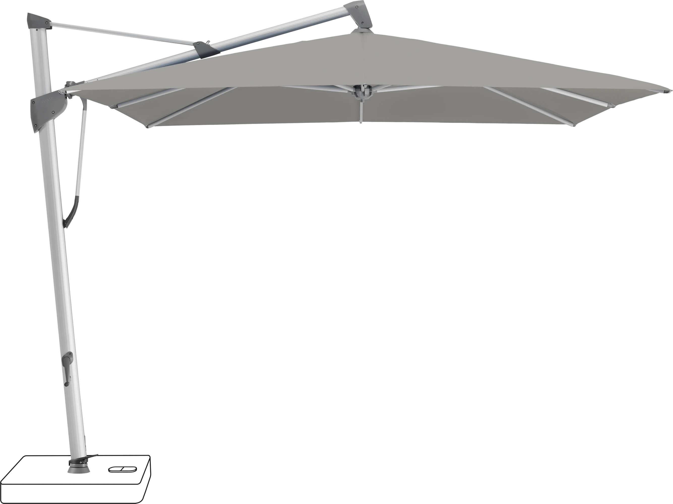 Glatz Sombrano Parasol 300 x 300 cm