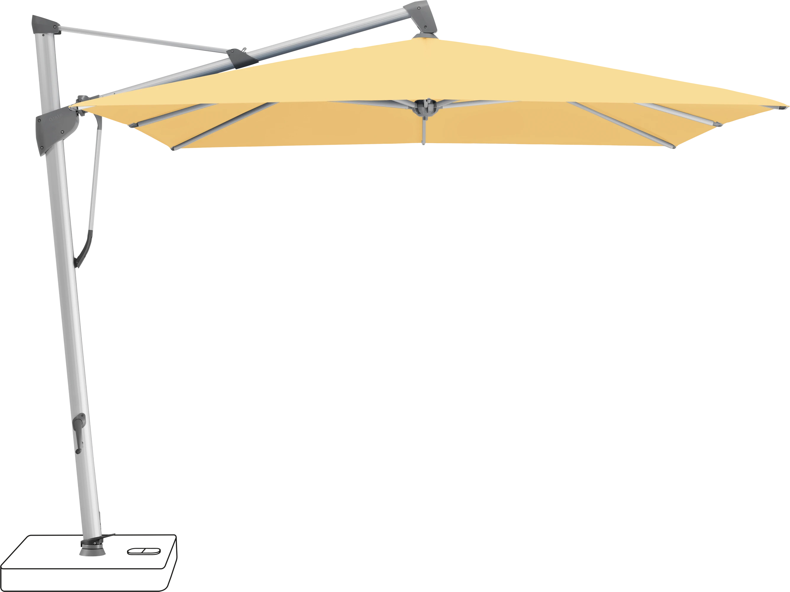 Glatz Sombrano Parasol 350 x 350 cm