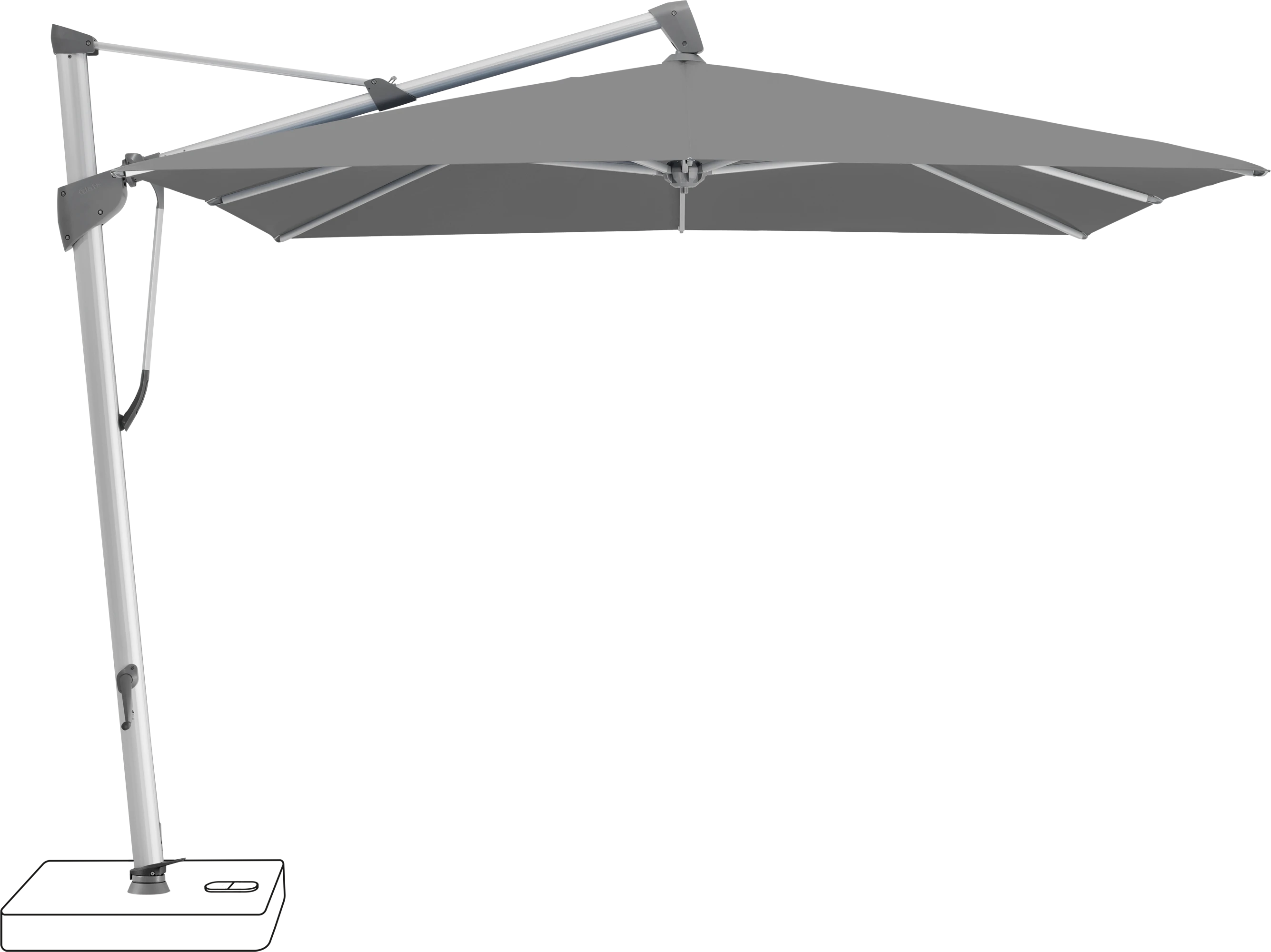 Glatz Sombrano Parasol 300 x 300 cm