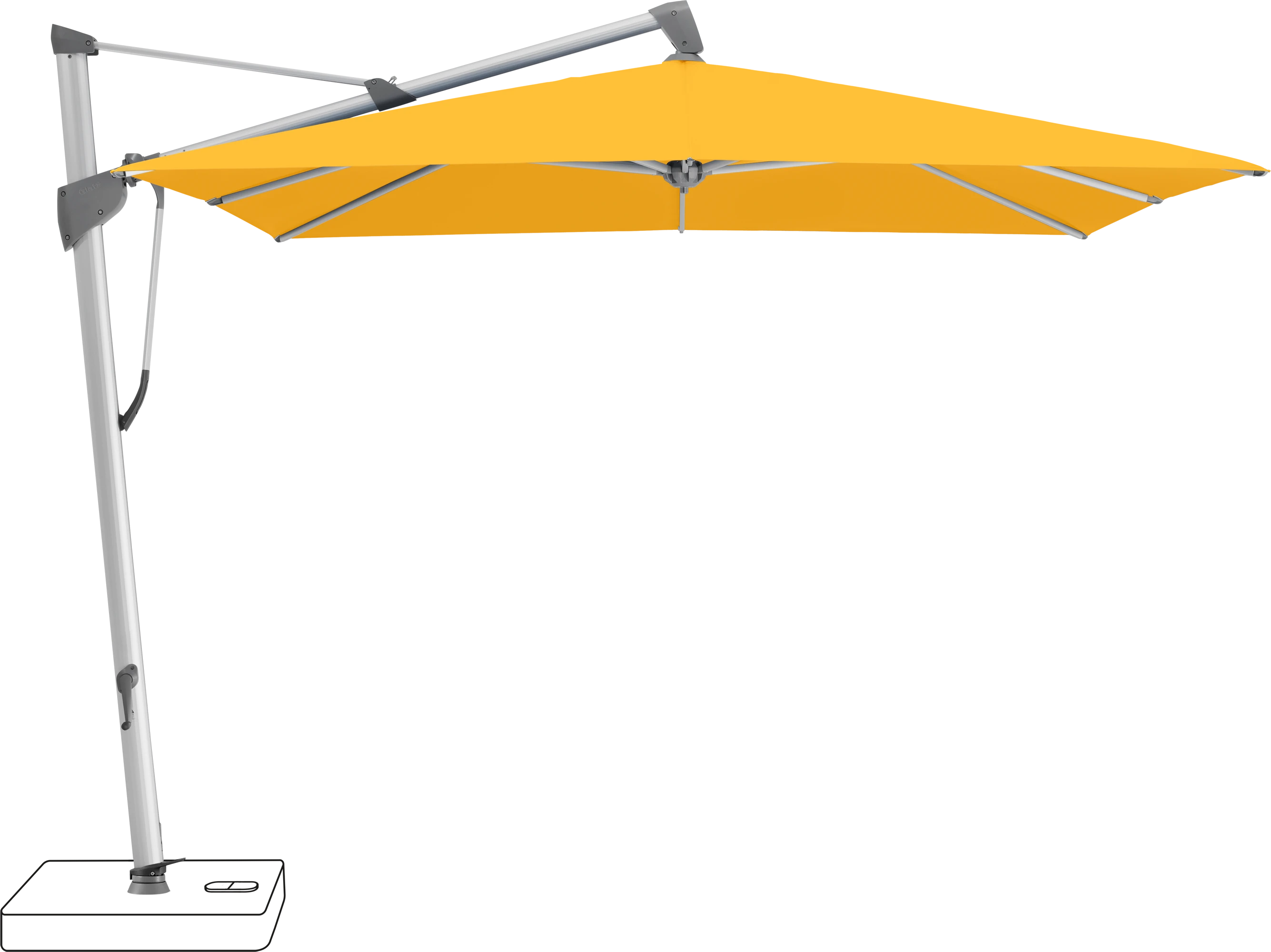 Glatz Sombrano Parasol 300 x 300 cm