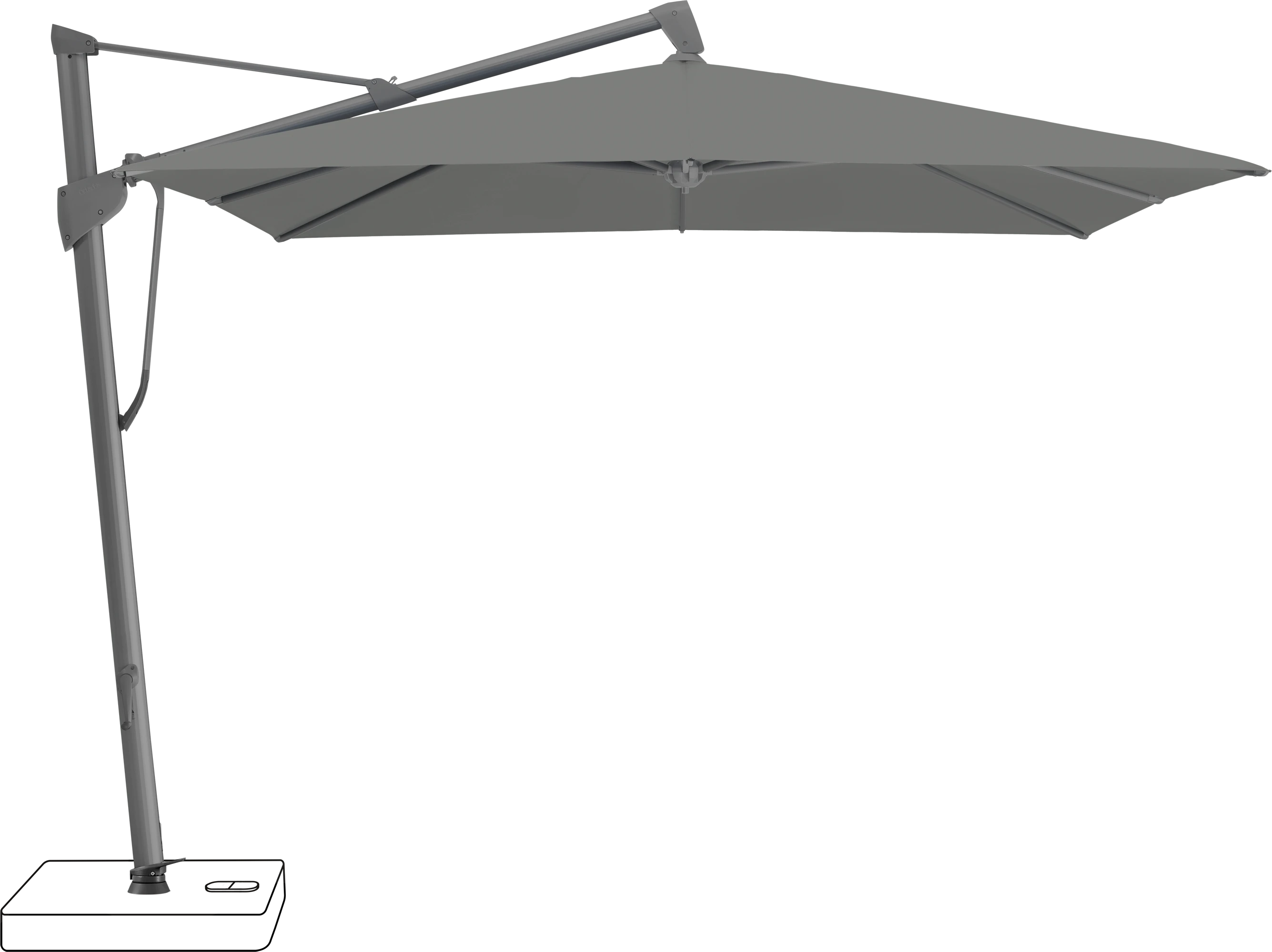 Glatz Sombrano Parasol 350 x 350 cm