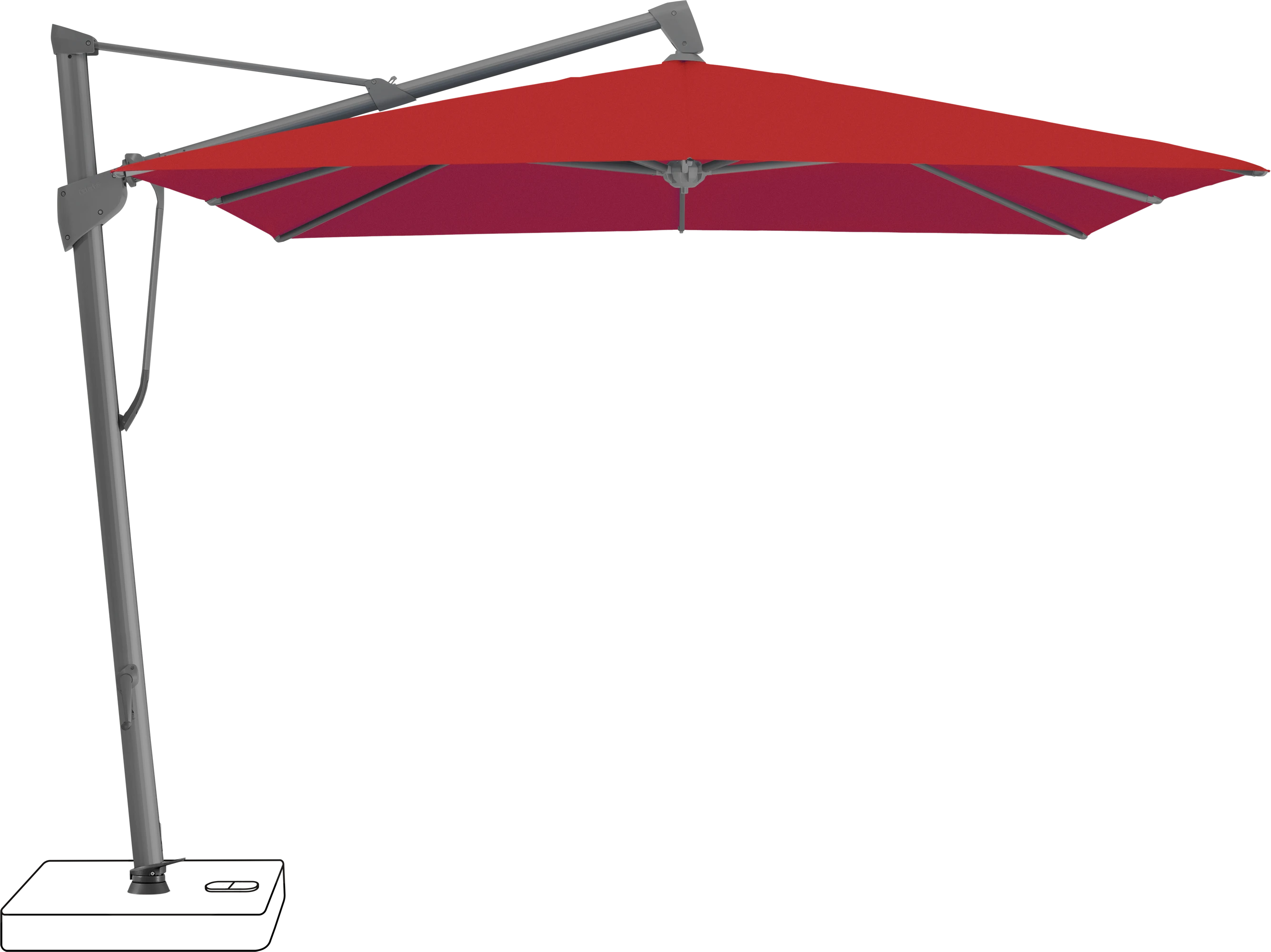 Glatz Sombrano Parasol 300 x 300 cm