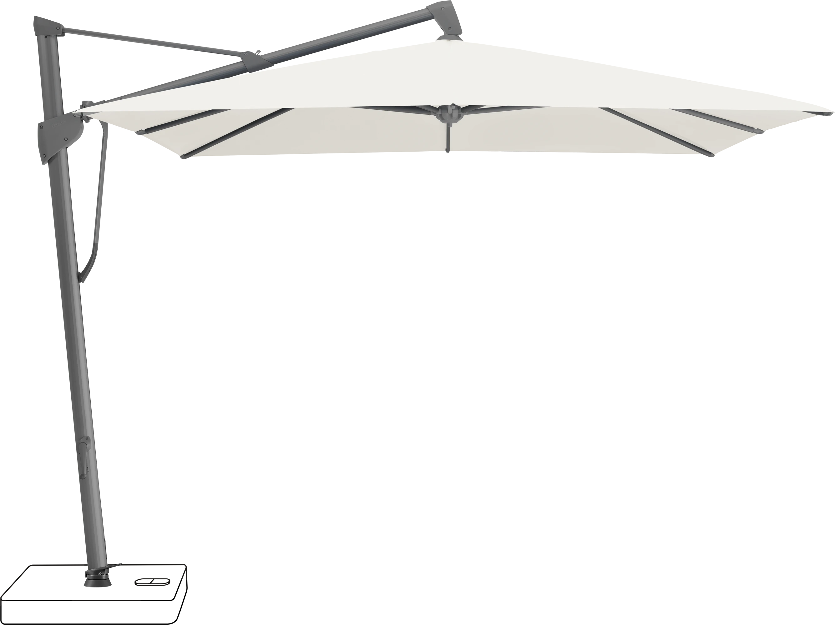 Glatz Sombrano Parasol 350 x 350 cm