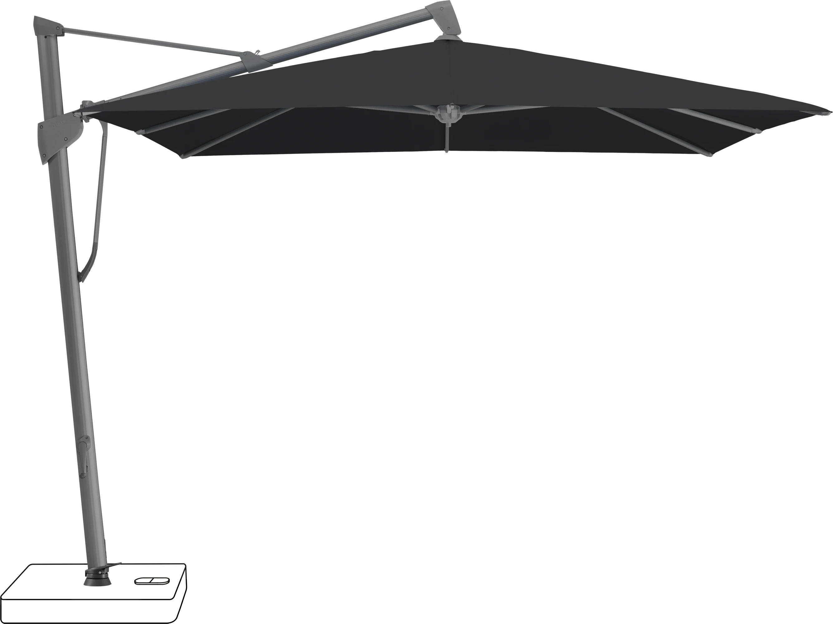 Glatz Sombrano Parasol 350 x 350 cm