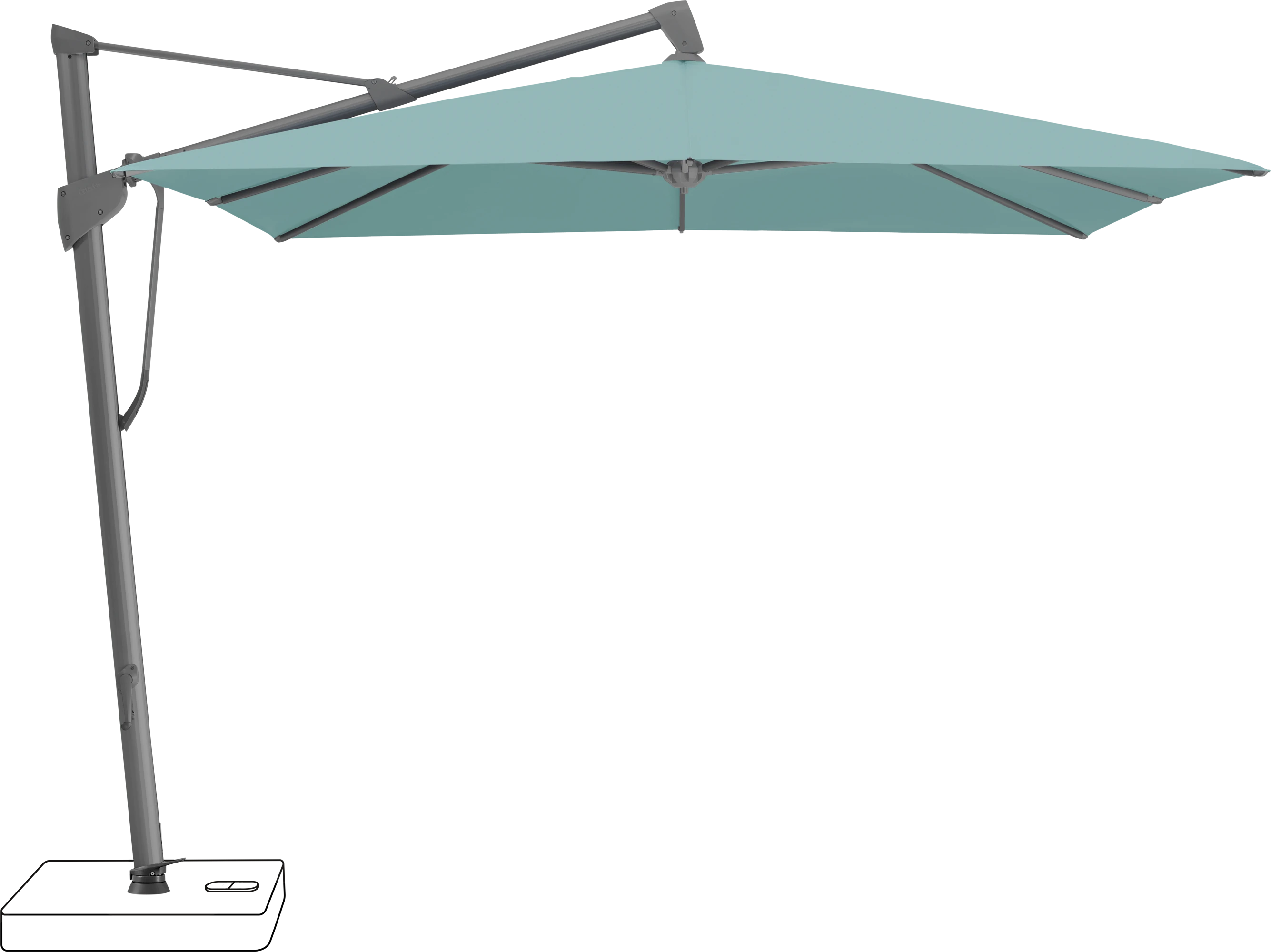 Glatz Sombrano Parasol 300 x 300 cm