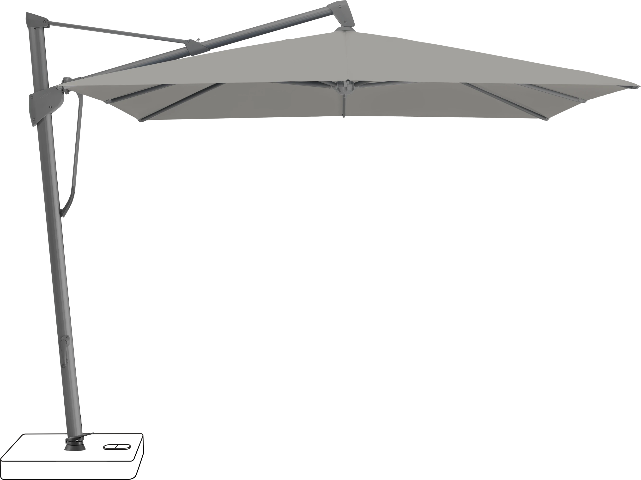 Glatz Sombrano Parasol 300 x 300 cm