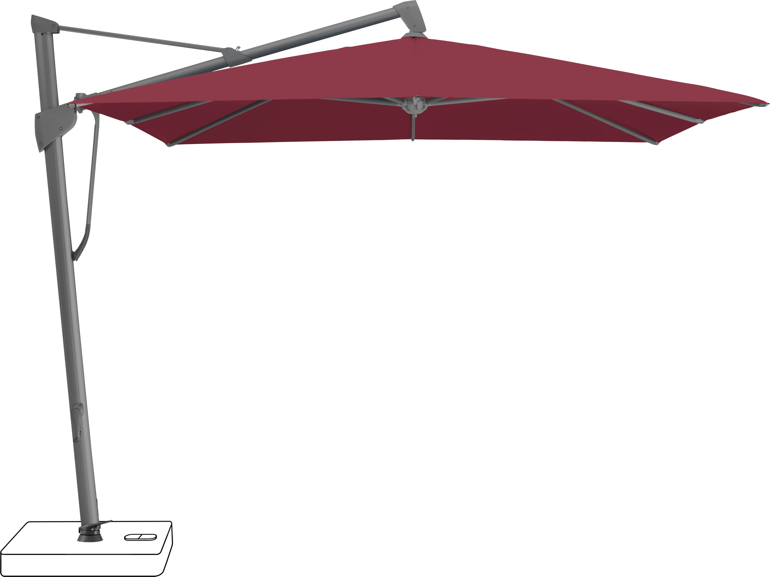 Glatz Sombrano Parasol 300 x 300 cm