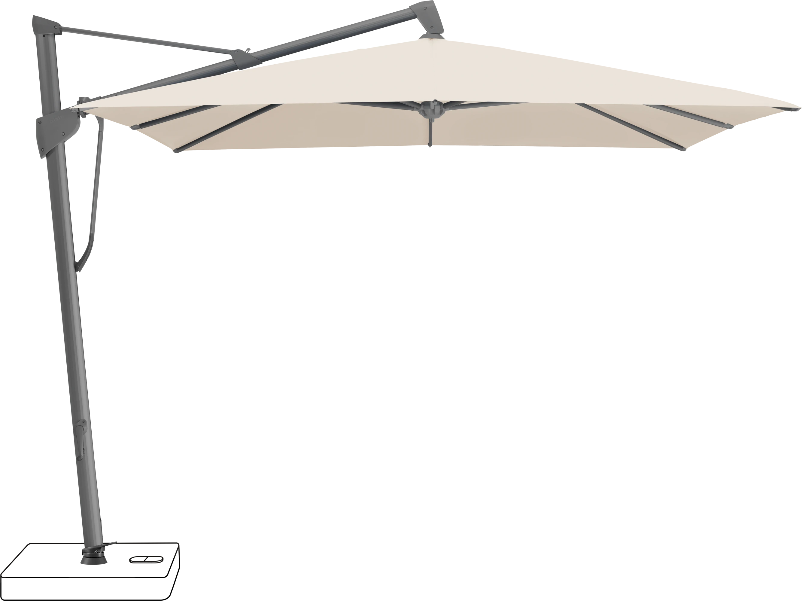 Glatz Sombrano Parasol 300 x 300 cm