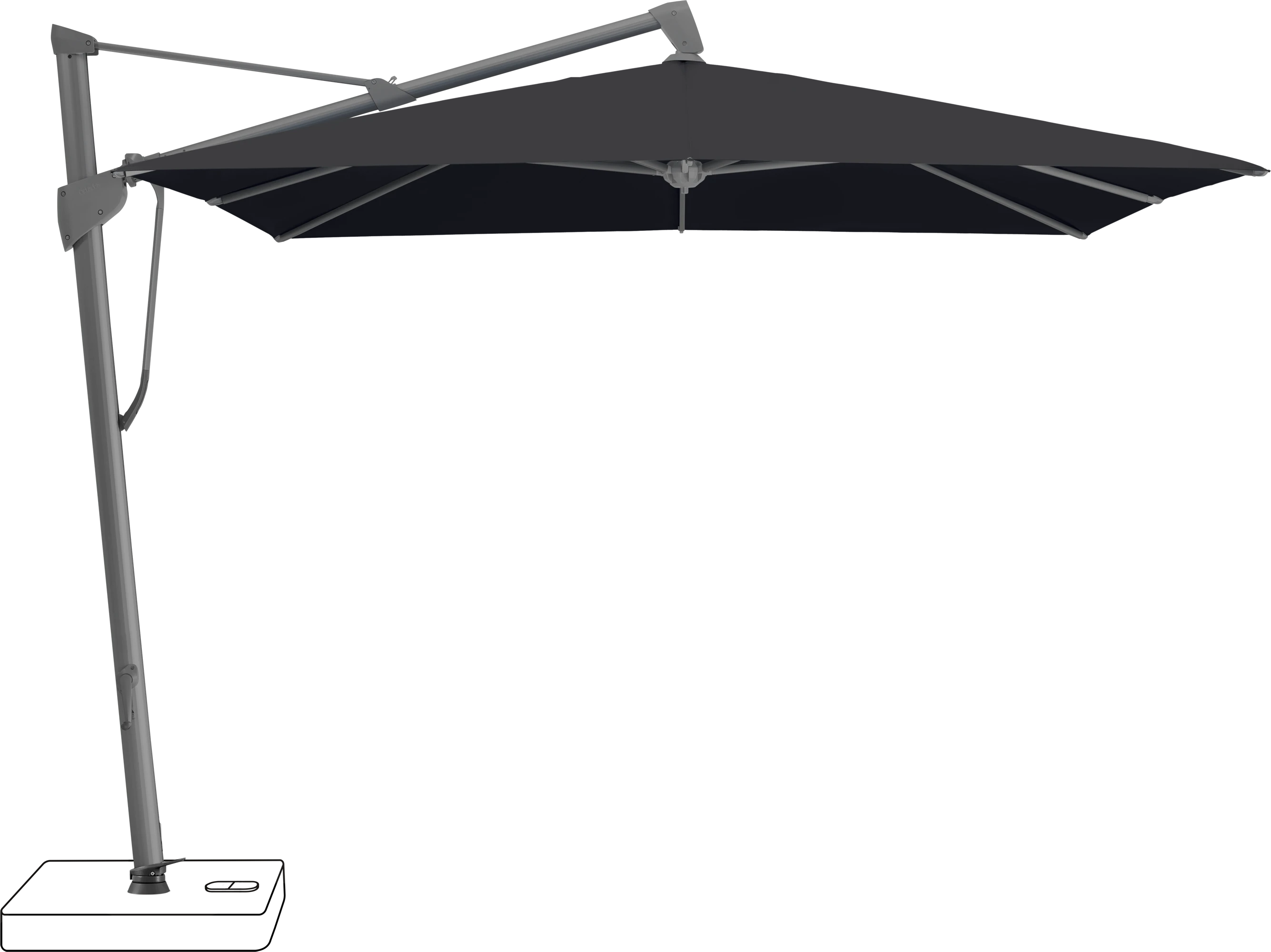 Glatz Sombrano Parasol 350 x 350 cm