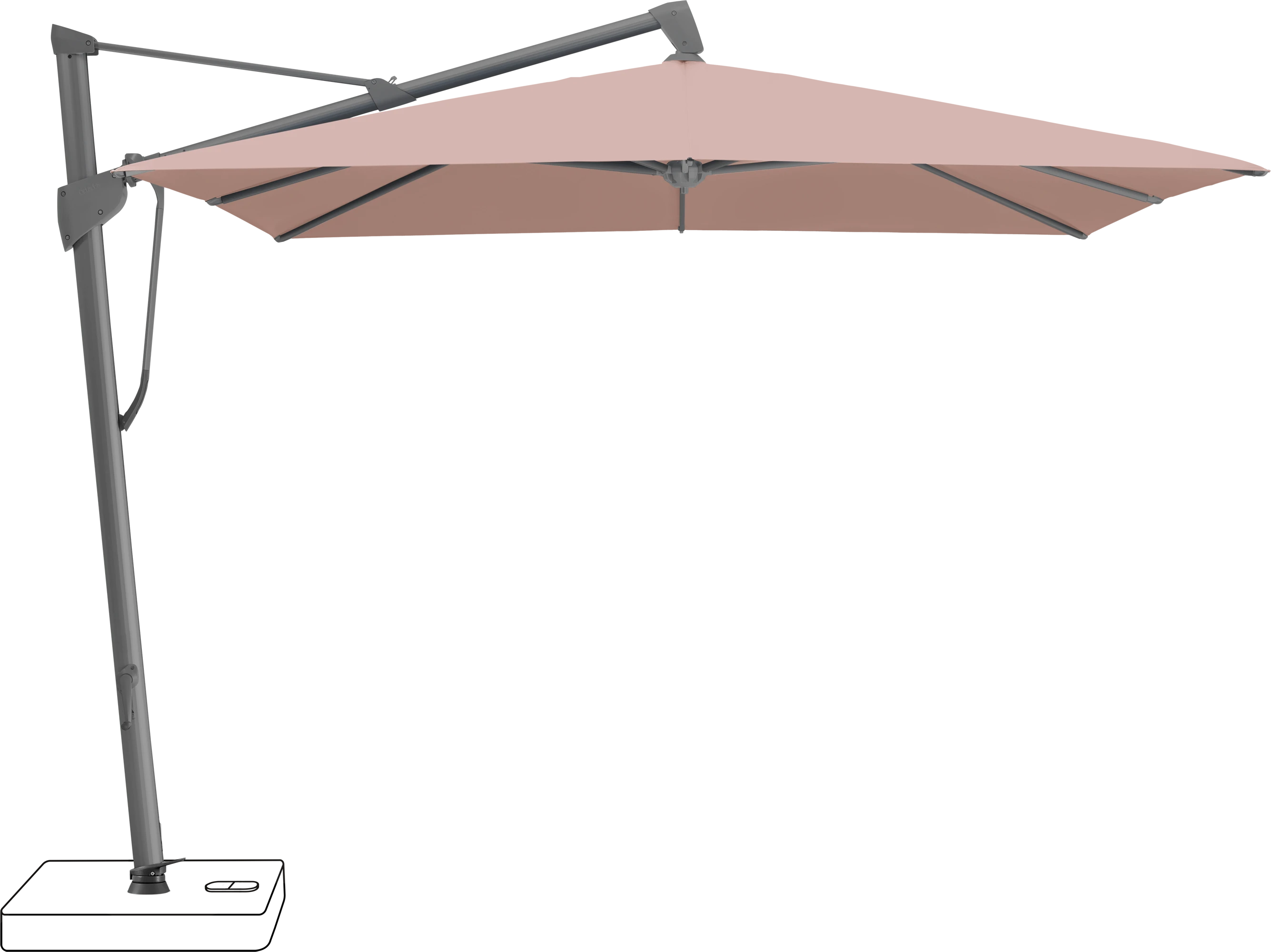 Glatz Sombrano Parasol 350 x 350 cm