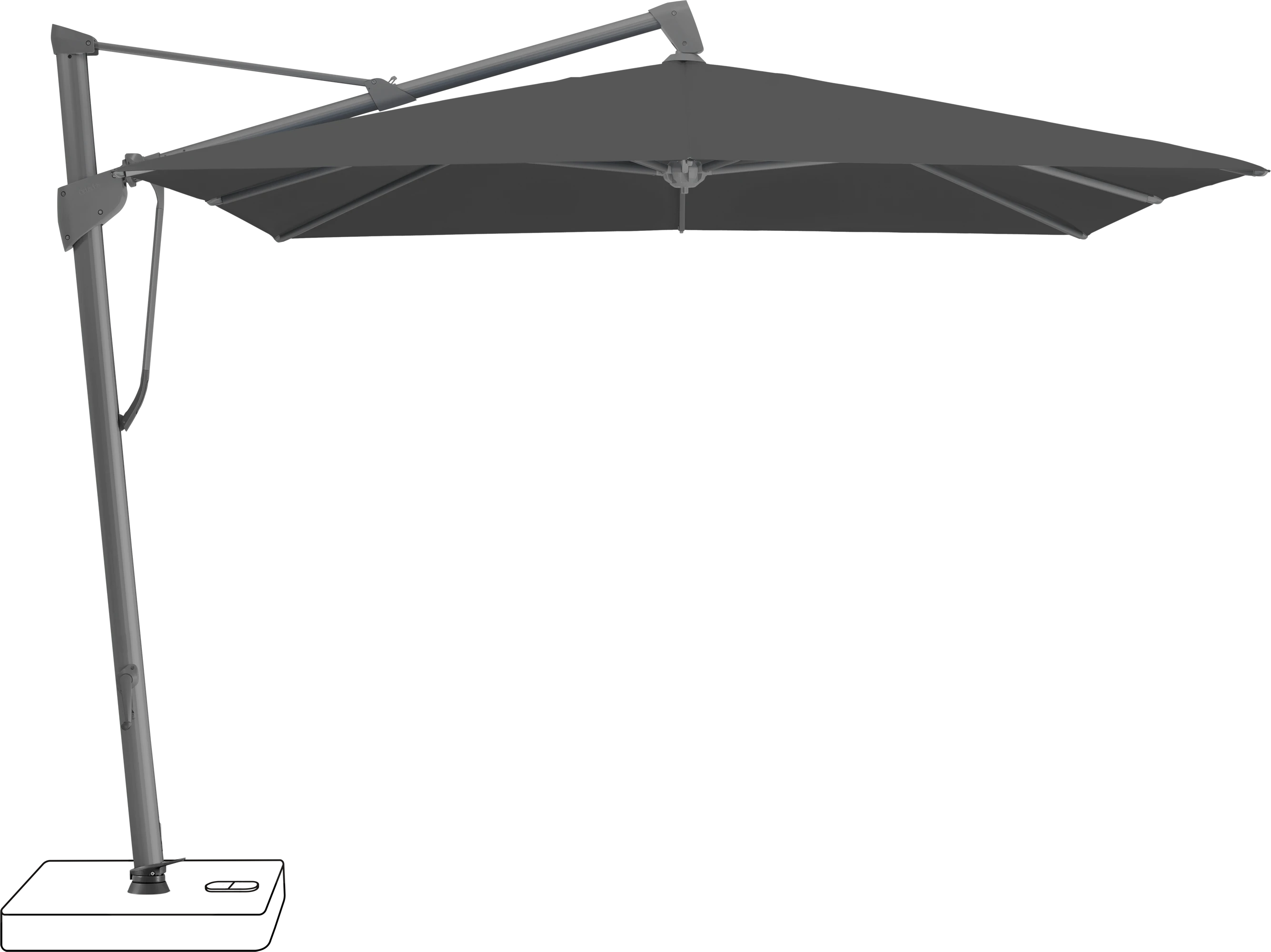 Glatz Sombrano Parasol 350 x 350 cm