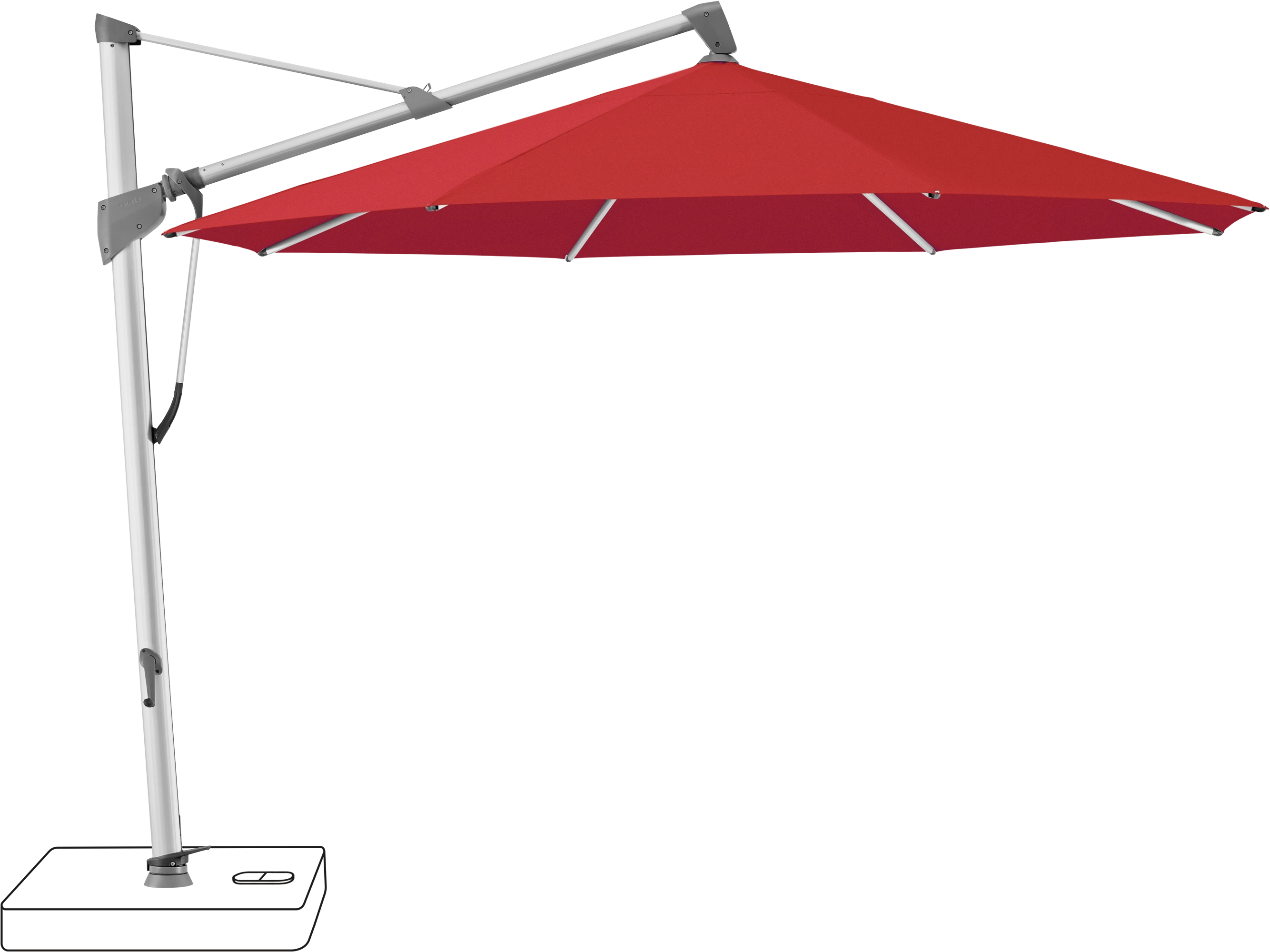 Glatz Sombrano Parasol Ø 350 cm