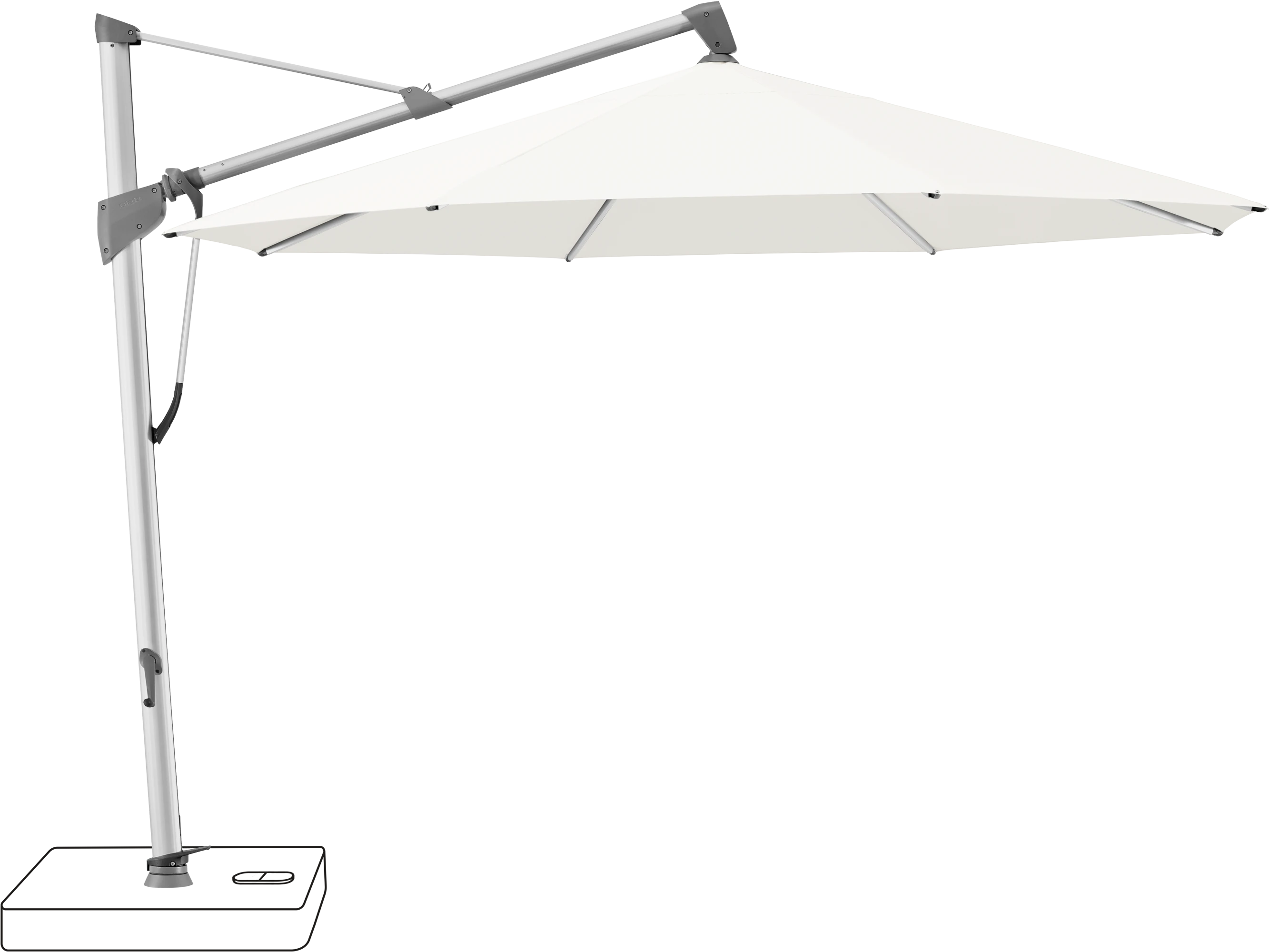 Glatz Sombrano Parasol Ø 350 cm