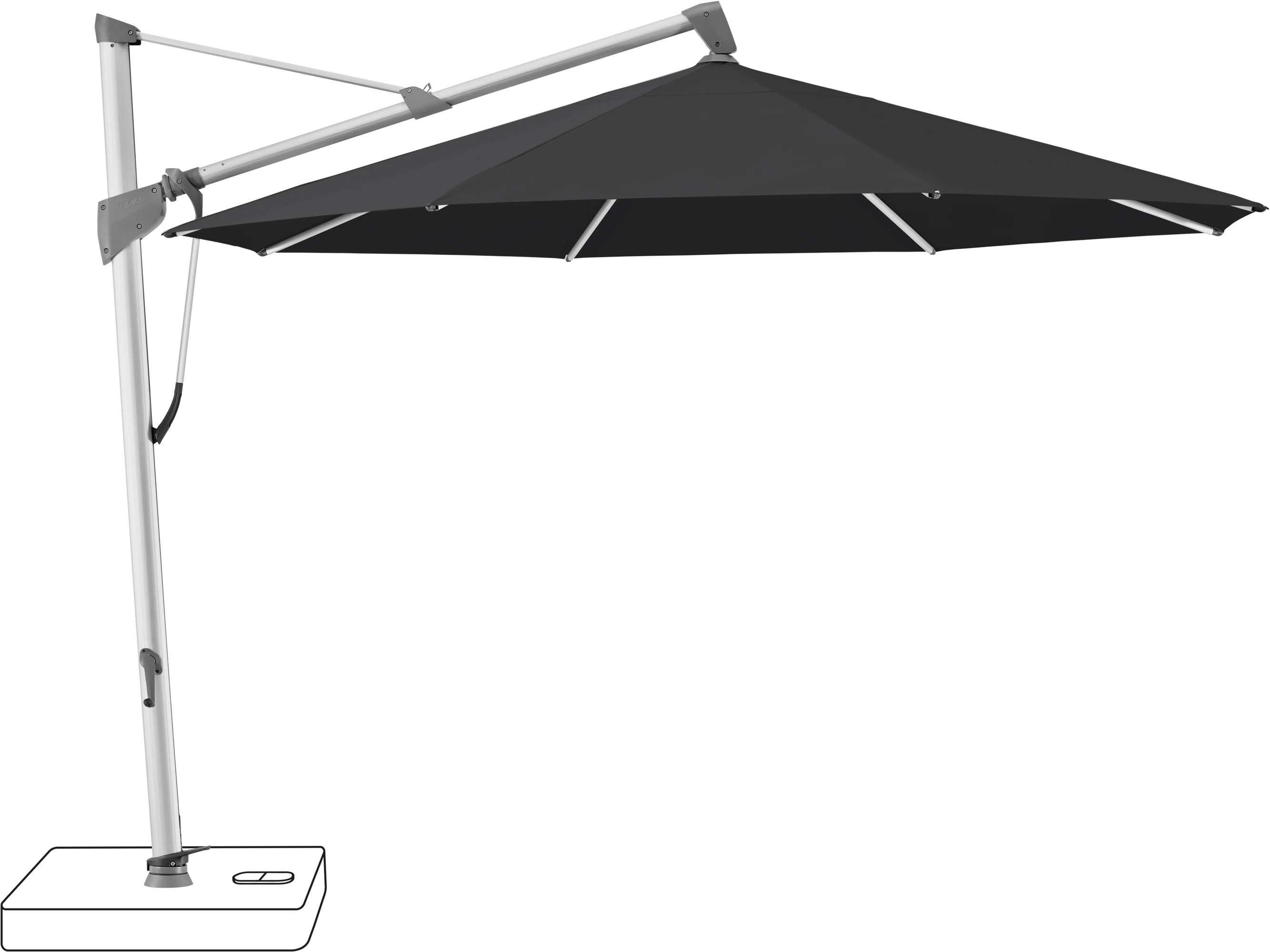 Glatz Sombrano Parasol Ø 350 cm