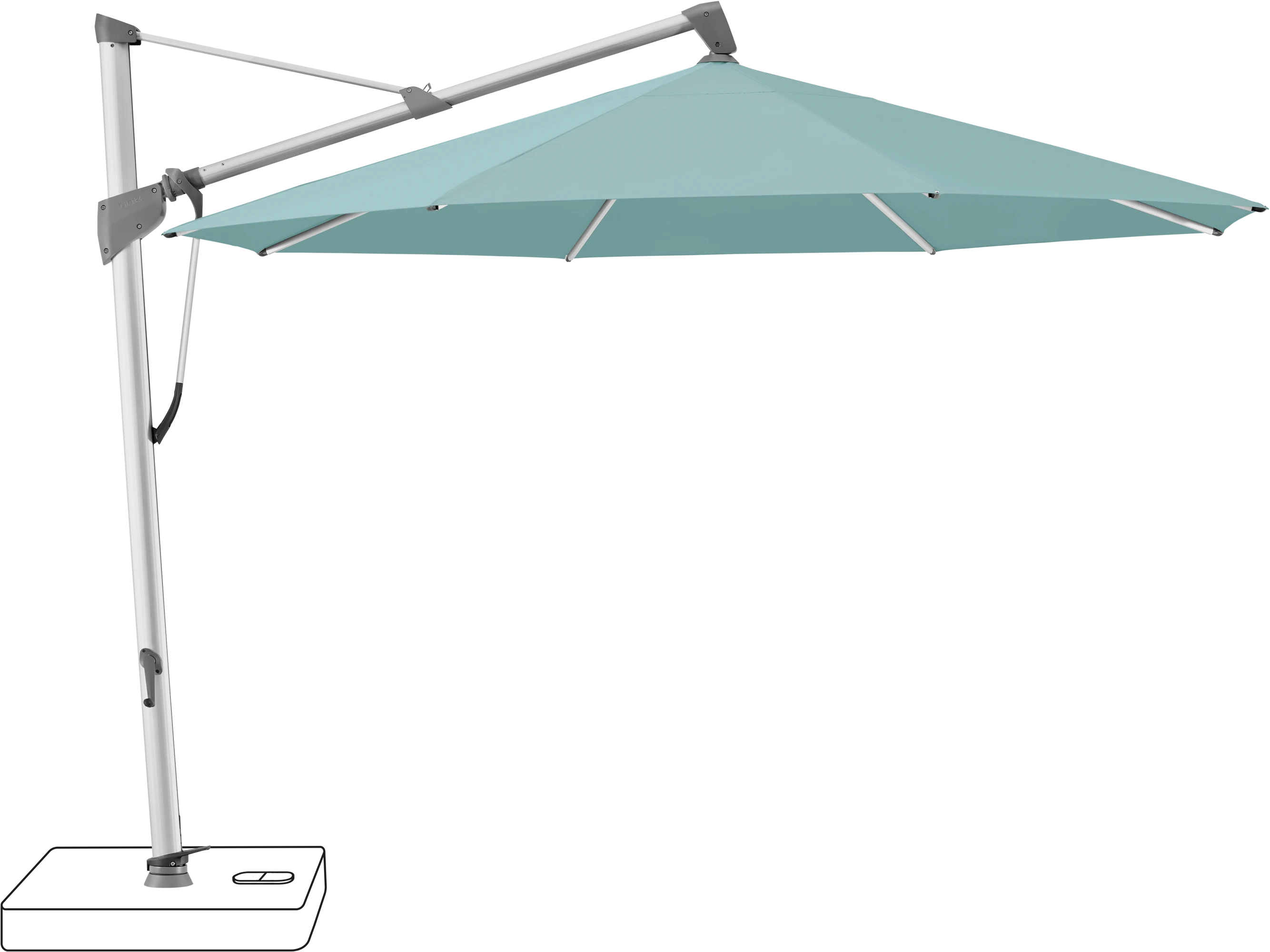 Glatz Sombrano Parasol Ø 350 cm