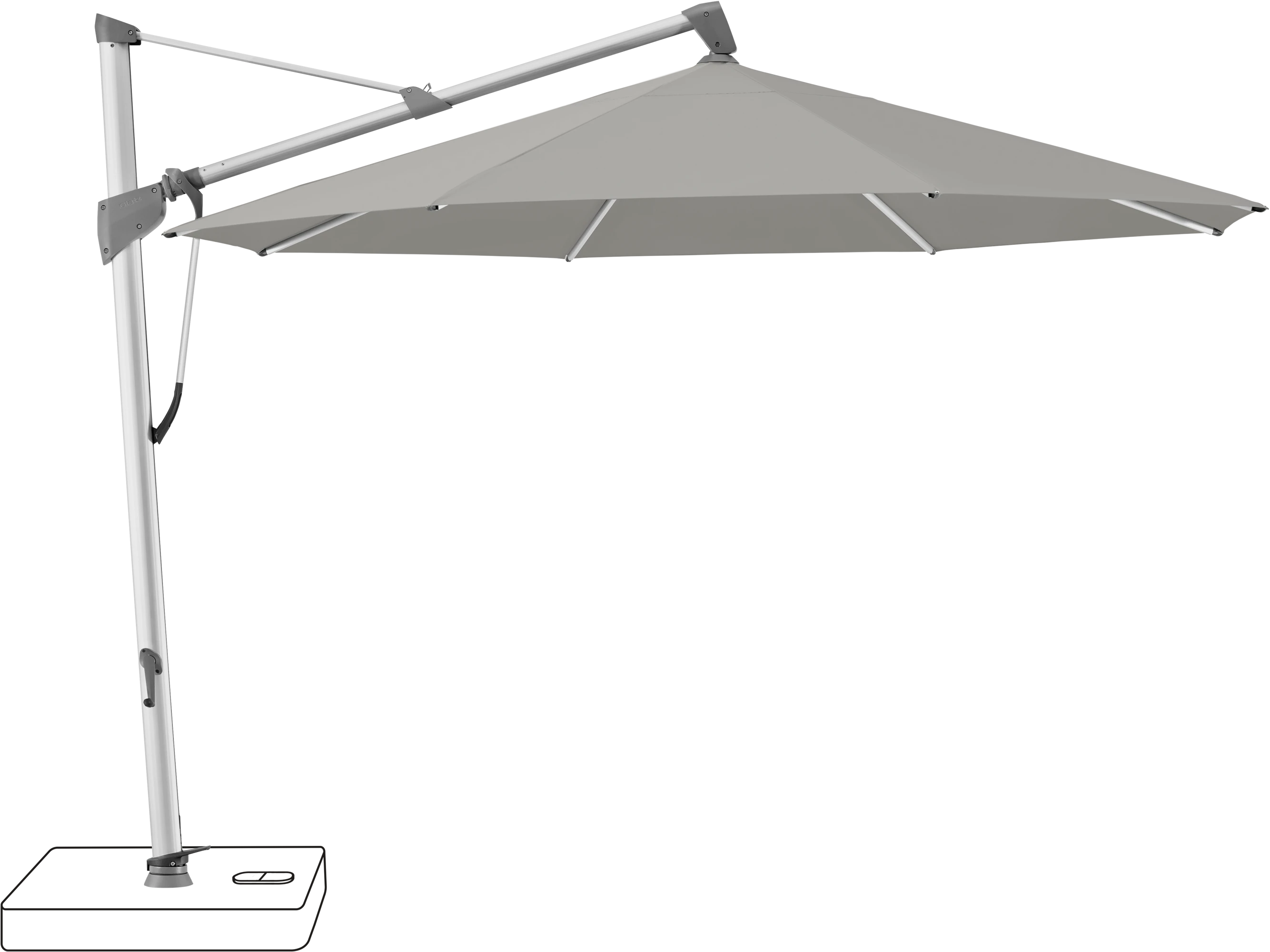 Glatz Sombrano Parasol Ø 350 cm