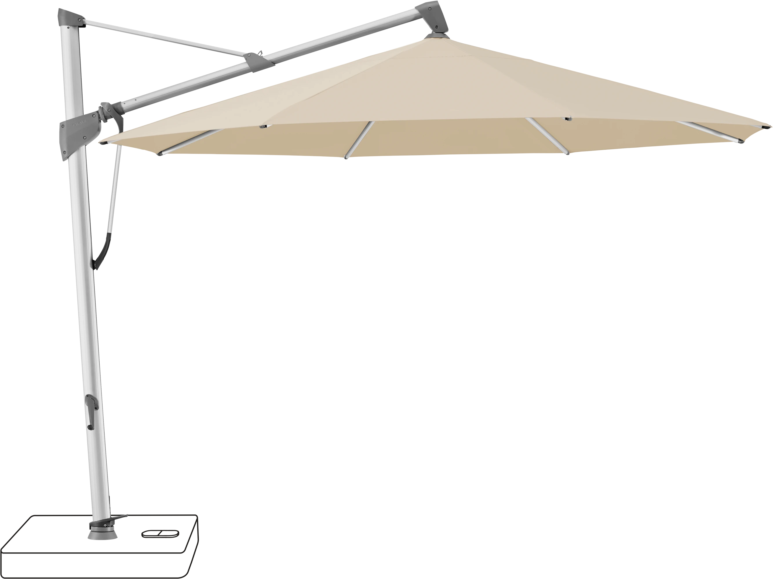 Glatz Sombrano Parasol Ø 400 cm