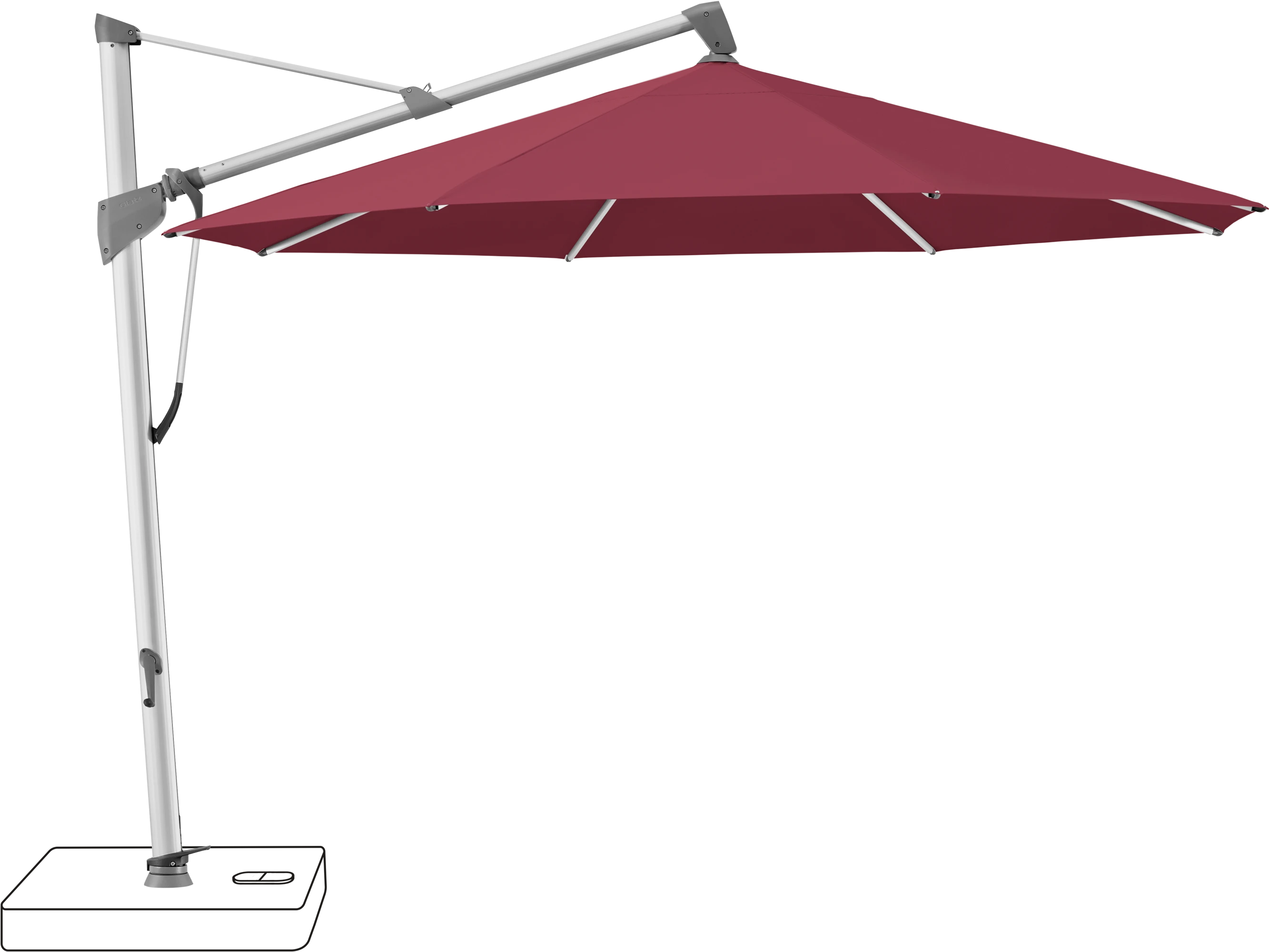 Glatz Sombrano Parasol Ø 350 cm