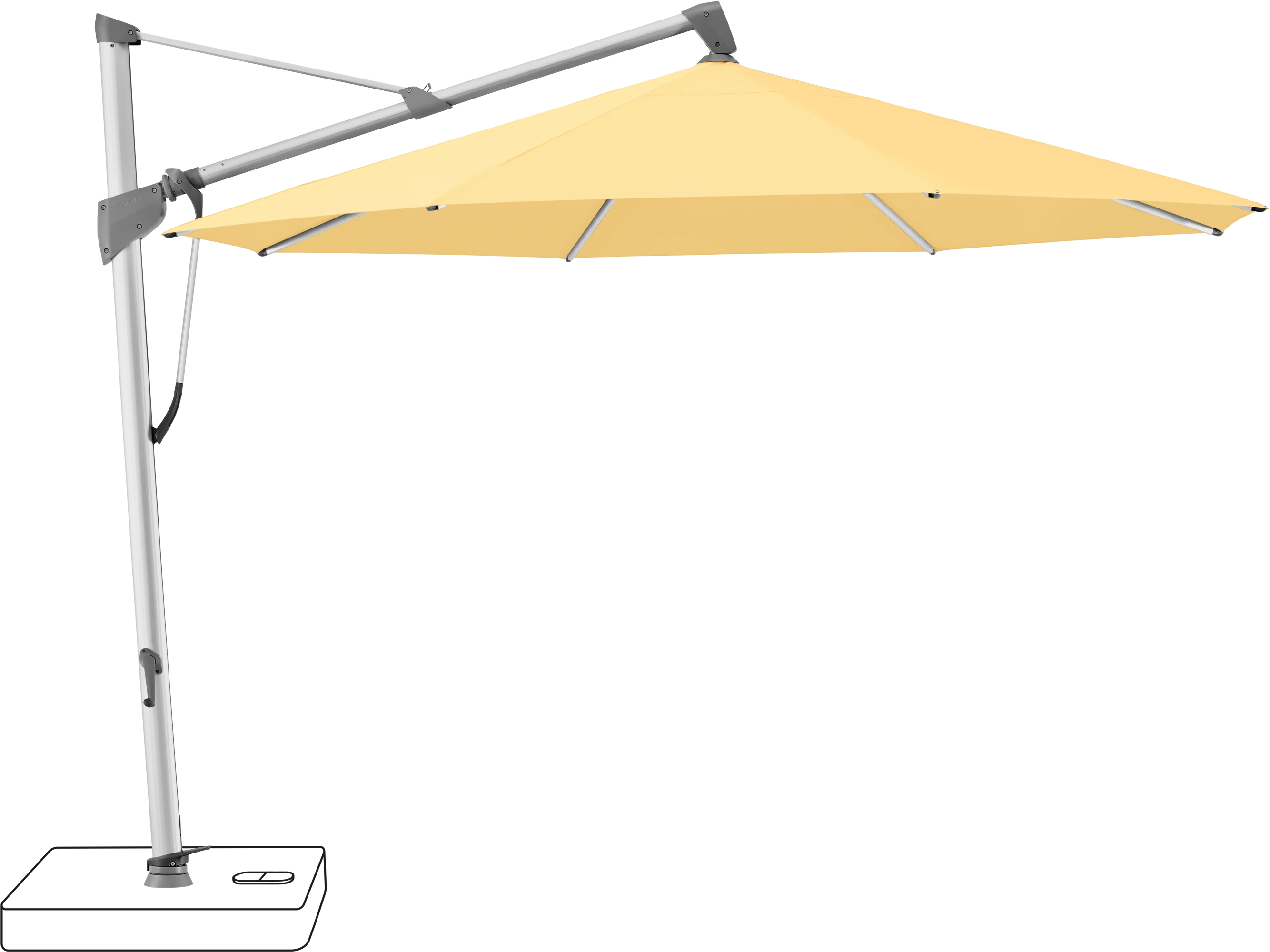 Glatz Sombrano Parasol Ø 350 cm